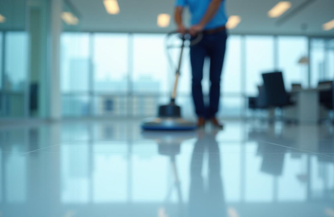 Commercial office floor polishing service in Bengaluru